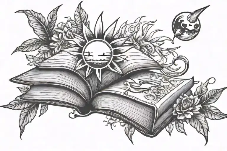 Sunshine And Florida And Books