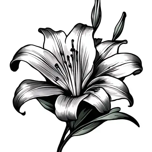 Lily Flower Forearm