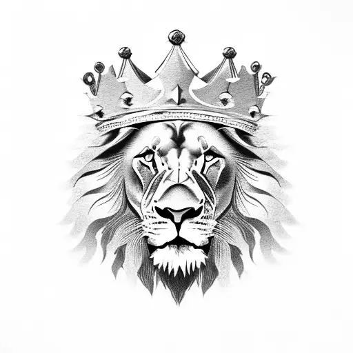 Lion With Crown