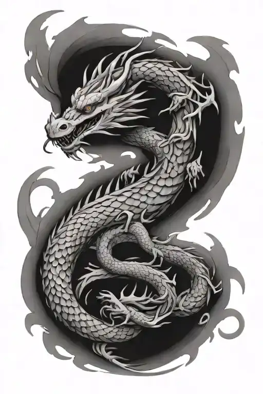 Haku Dragon Body From Spirited