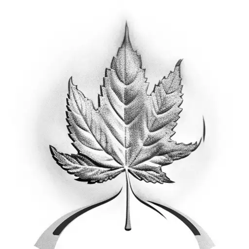 A Mcdonald's Logo Transformed Into A Weed Leaf