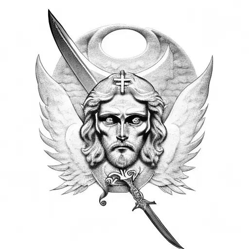 Saint Michael With Sword