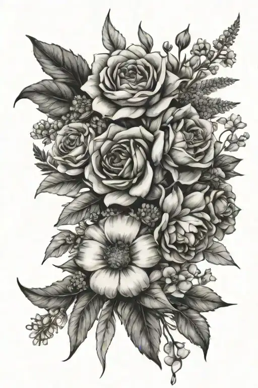 Birth Flower Bouquet