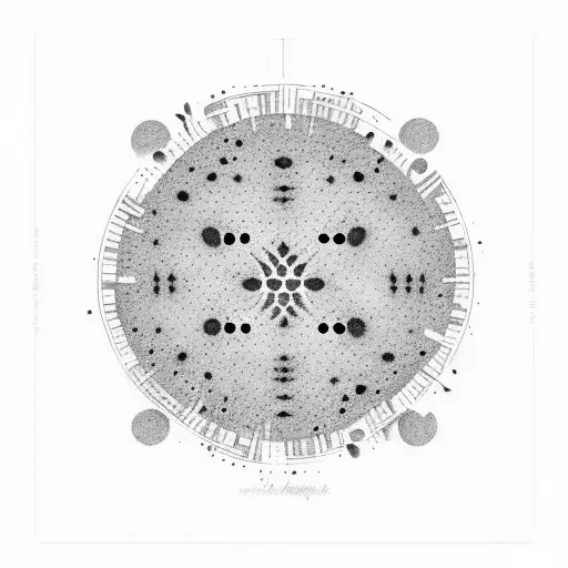 A Vinyl Record With A Coffee Bean Pattern In The Grooves