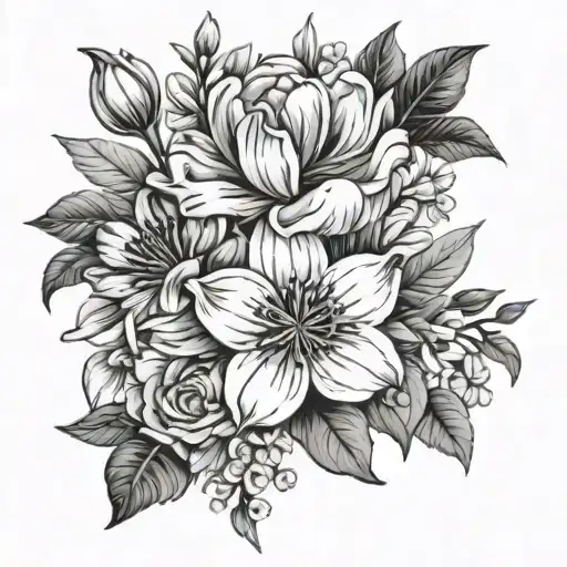 Birth Flower Bouquet