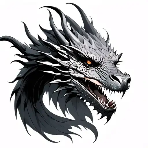 Cover Dragon Flying Head