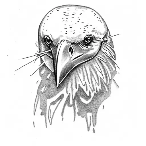 Raven Carrying Words