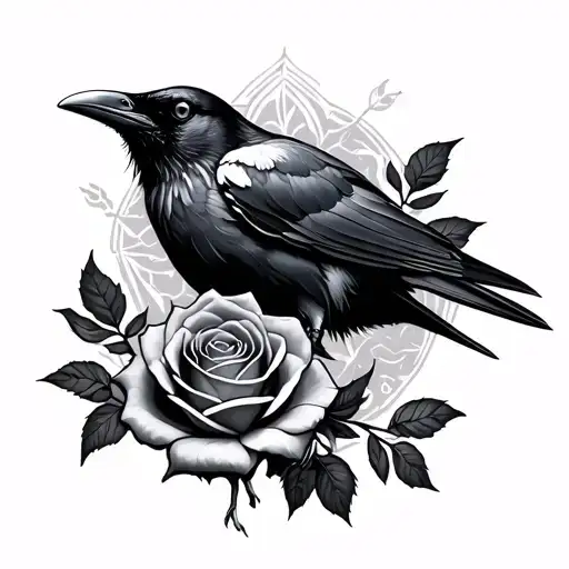 Raven And Rose