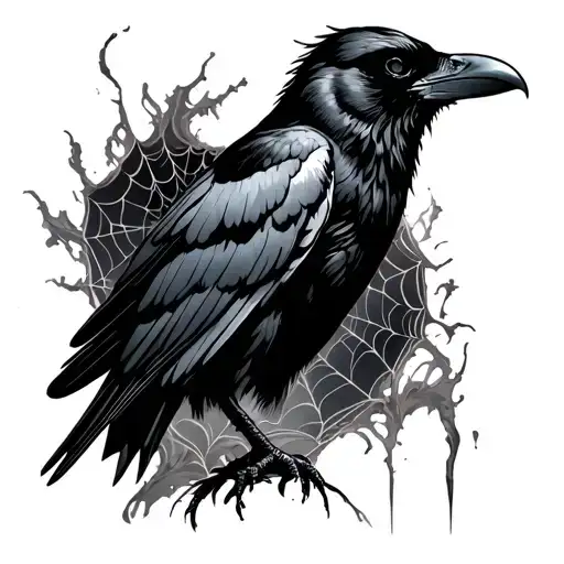 Wlack Widow Web Raven