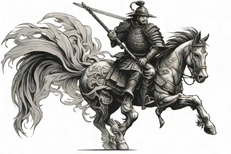 Japanese Samurai Warrior