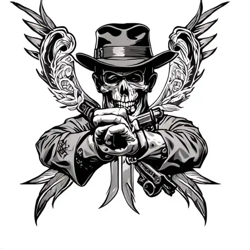 Hand Sleeve Gangster Style