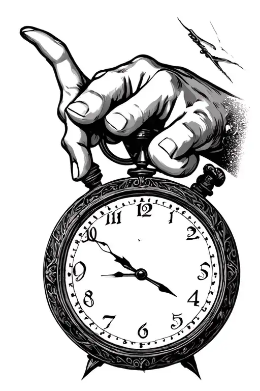 Clock Hands Pointing