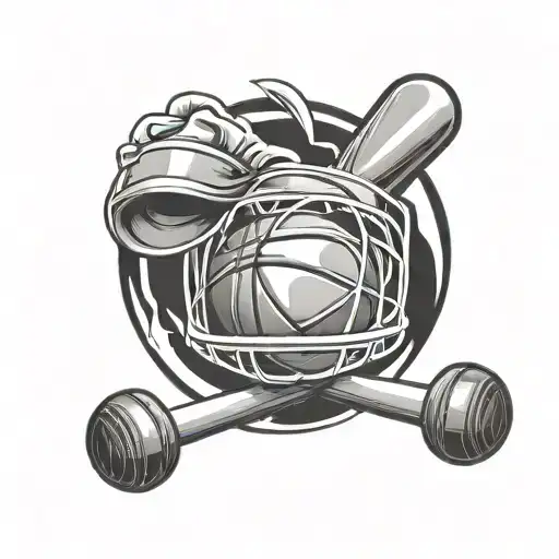 Mix Of Basketball And Mma And Chef Hat