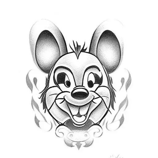 Disney Adult Tattoo For Disney Lover