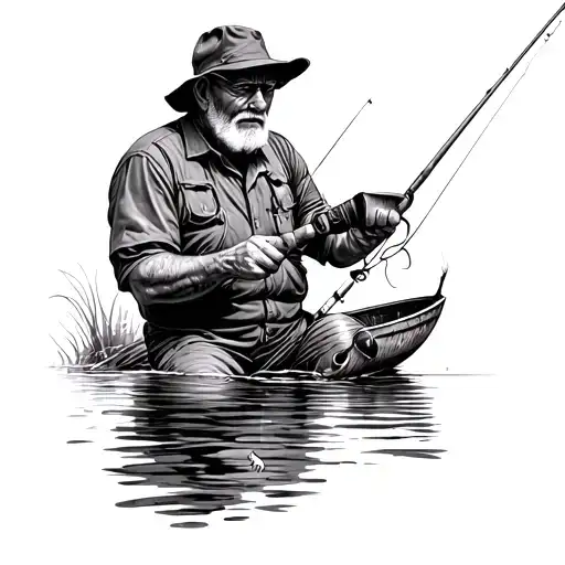 Grandpa Fishing