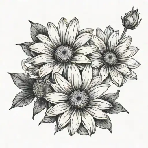 Daisy And Cosmo Flowers