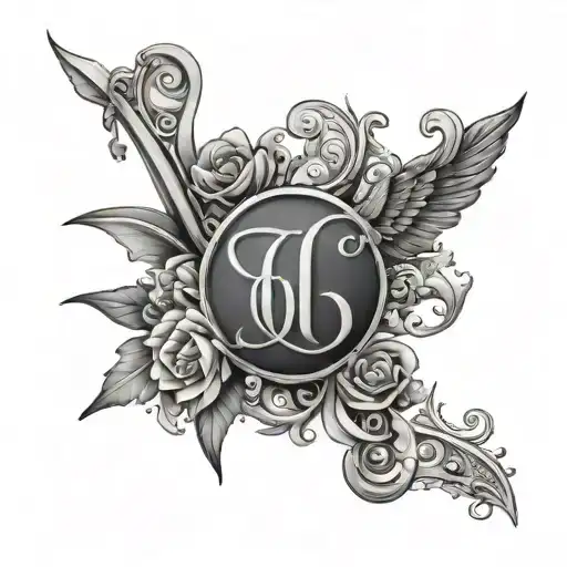 Parents Letters And Kids Initials Incorporated Gl Tl