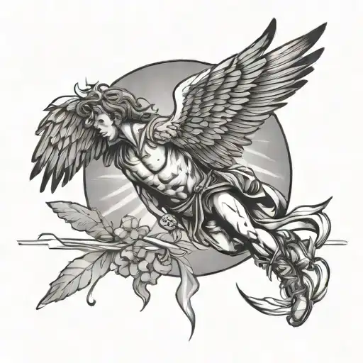 Icarus Falling From The Sky With A Hint Of Irish Heritage