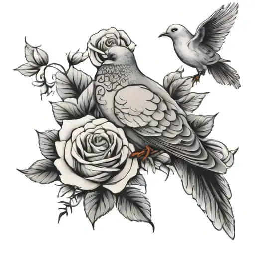 Dove And Roses Bible Verse Incorporated