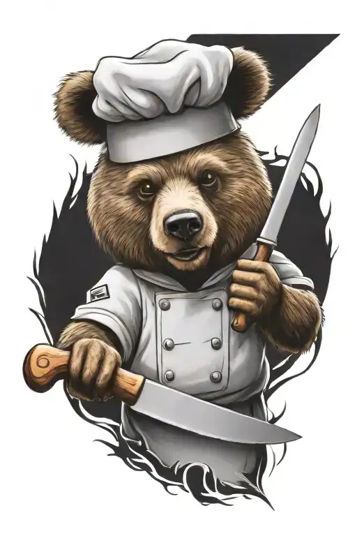 Chef Bear Thumbs Up