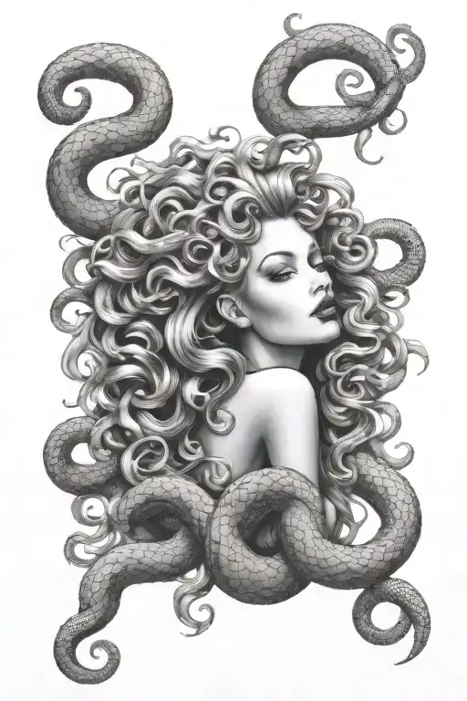 Medusa Pin Up Girl Full Body