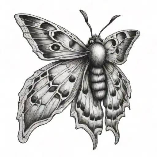 Hyalophora Cecropia Moth Myth Moon