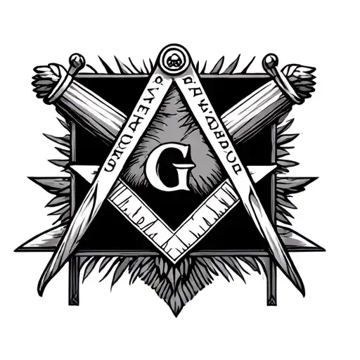 Masonic Square And Compass