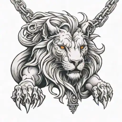 Final Fantasy 8 Sleeping Lionheart Necklace But Gothic