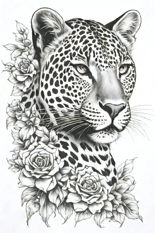 Leopard Feminine Floral