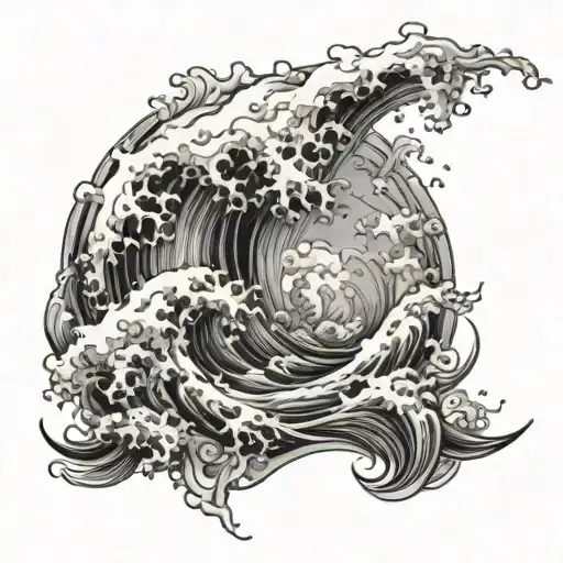 Crashing Waves Representing Different Aspects