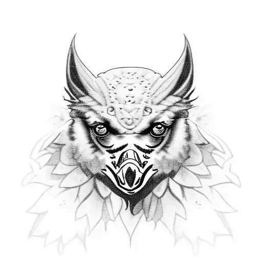 Raven With Black Roses