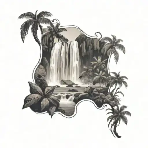 Costa Rica Waterfall