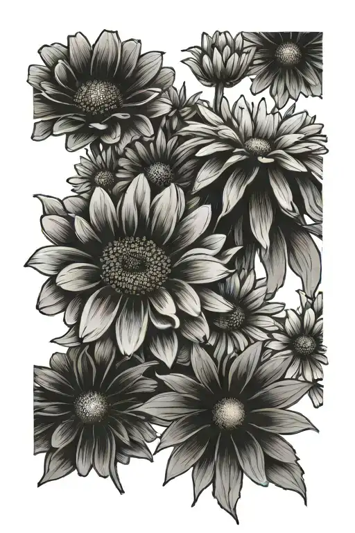 Marigold And Daisy Flowers