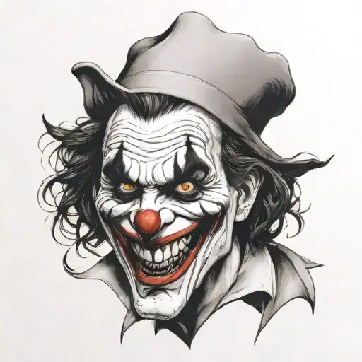 Joker Laugh In Left Hand