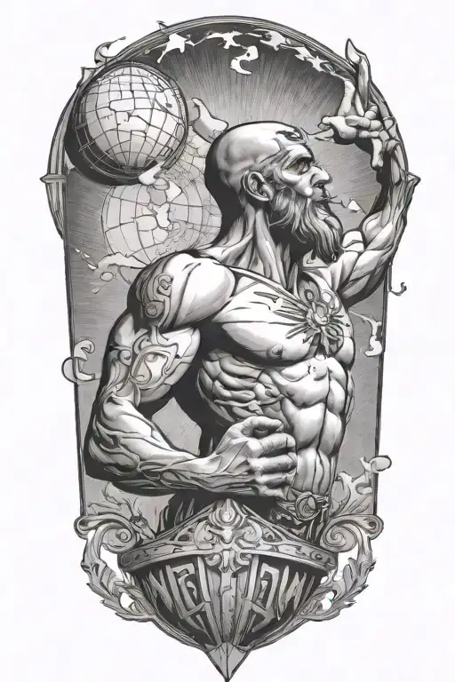 Atlas Holding Up The World