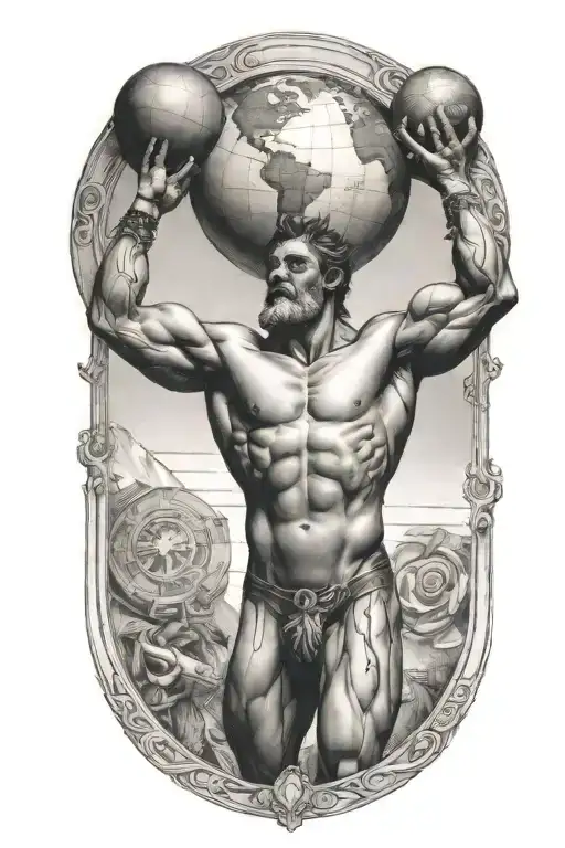Atlas Holding Up The World