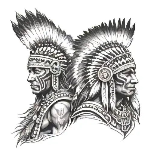Mohican Indian Warriors