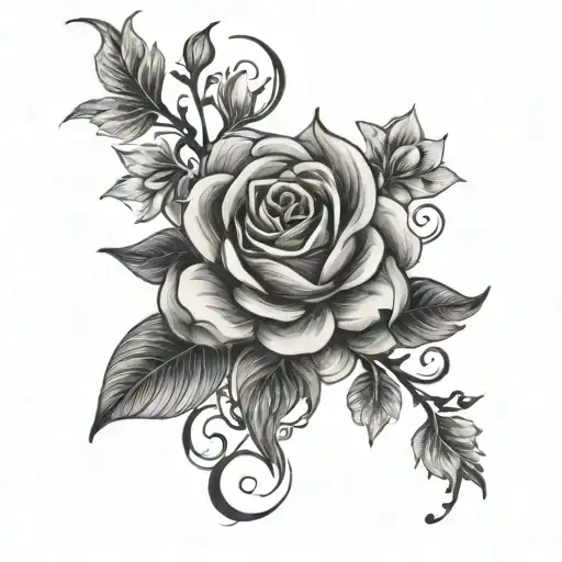 Quote Surrounded By Flowers Intertwined