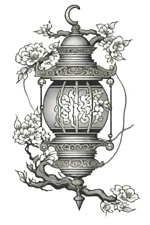 Korean Lantern Shining Light