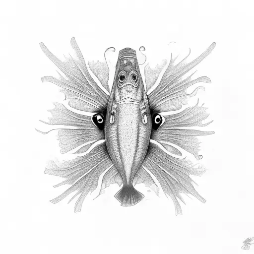 Goby Fish Top View