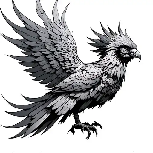 Norse Pheonix Rising From The Ashes