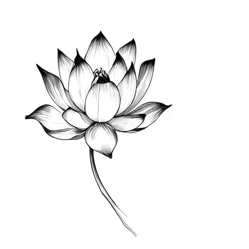 Filler Floral Lotus Flower
