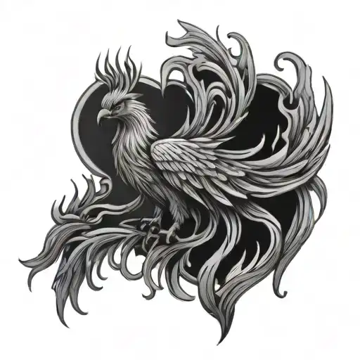 Phoenix Rising From The Ashes