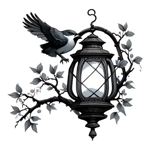Bird And Lantern