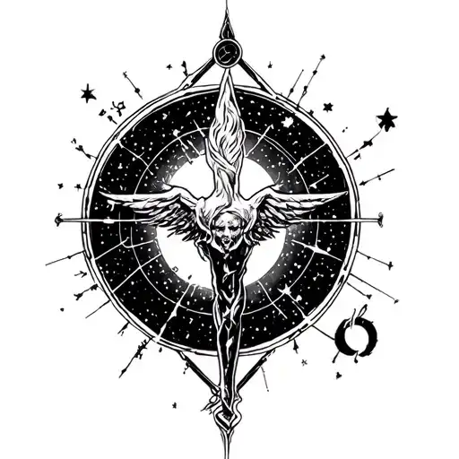 Aquarius Constellation And Symbol Of Sacrifice From Berserk Show