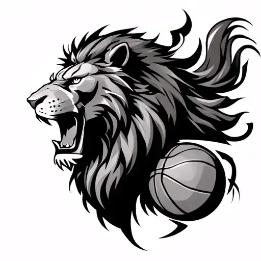 Gladiator Basketball Lion