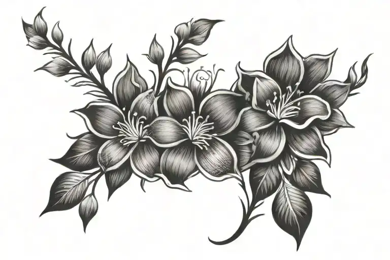 Filipino Flowers Intertwined