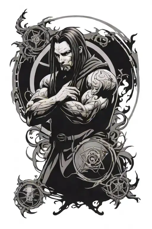 Greed Full Metal Alchemist Alchemy Circle