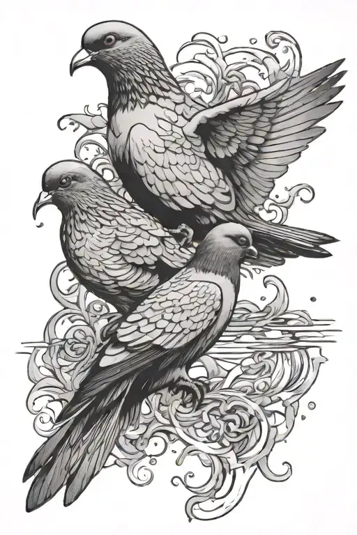 Pigeons And Water Darken Everything Add