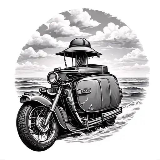 Travel Tattoo Design